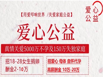 遂平捐卵助孕生子 爱心志愿者招募
